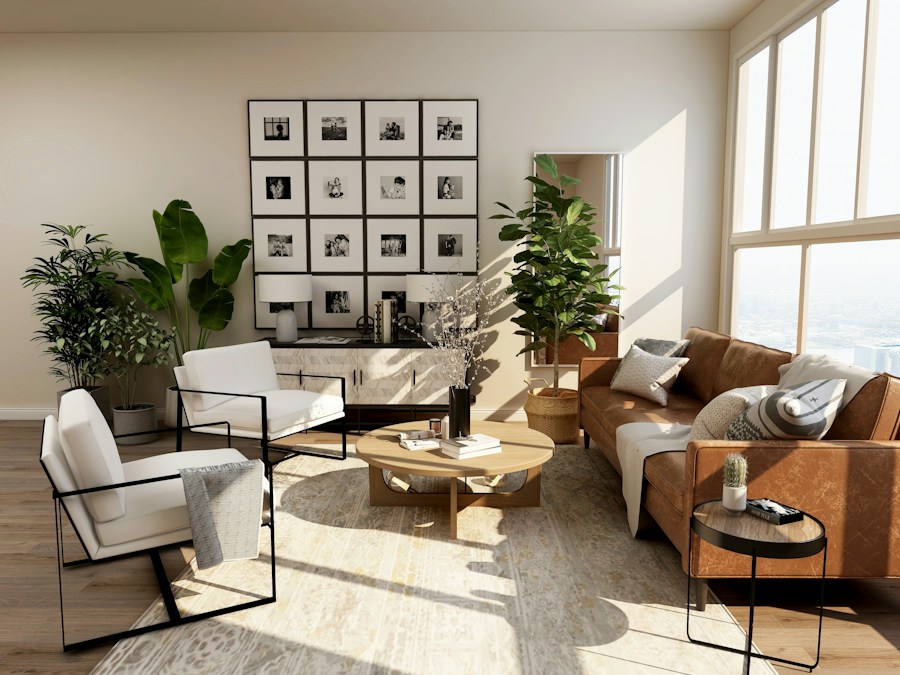 A soft, neutral living room for cosy carpet inspiration